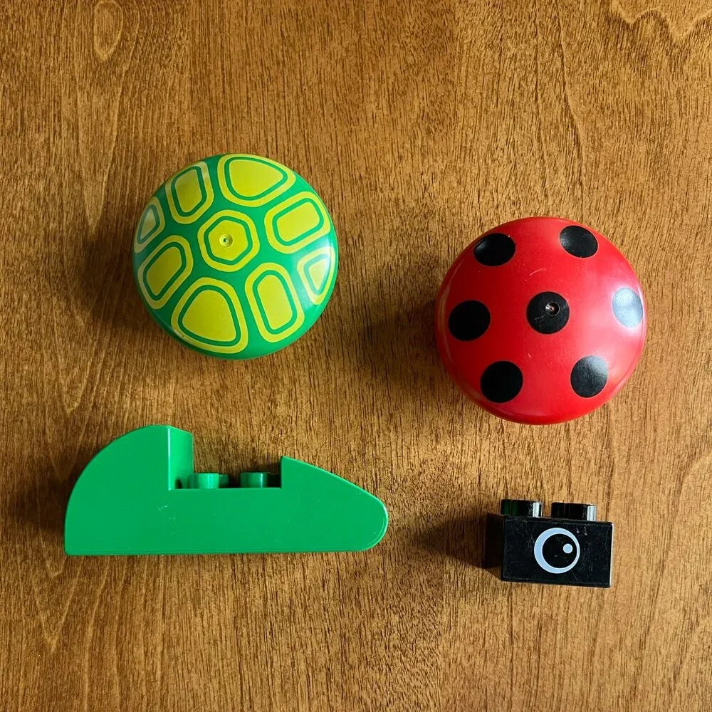 Duplo ladybug and turtle